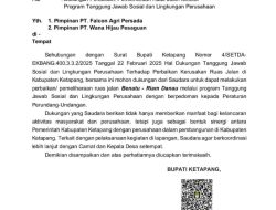 Bupati Ketapang Surati PT. Falcon Agri Persada dan PT. Wana Hijau Pesaguan