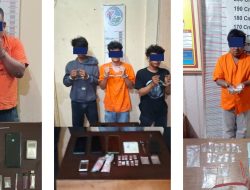 Sat Narkoba Polres Langkat Bekuk 5 Tersangka, Amankan 6,31 Gram Sabu 