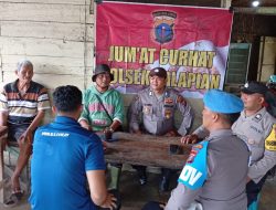 Program Jum’at Curhat di Wilkum Polsek Salapian Kab. Langkat