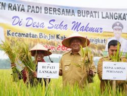 Bupati Langkat Resmikan Kilang Padi dan Dukung Ketahanan Pangan  