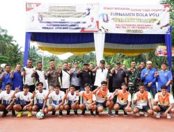 Bupati Langkat Buka Turnamen Voli Piala Bahorok Bersatu