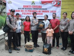 Aksi Sosial Polwan Polres Samosir Kunjungi THL 