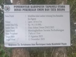 Data Pekerjaan Rehabilitasi Jalan Lain di Papan Proyek Dan Lapangan