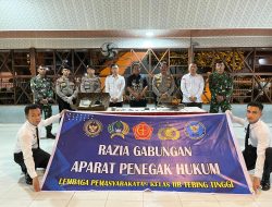 Lapas Tebing Tinggi Gelar Razia Cegah Gangguan Kamtib