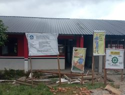 Pekerja Proyek Revitalisasi SD di Taput Abaikan K3