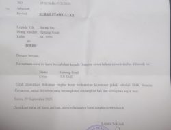 Orang Tua Murid Pertanyakan Anaknya Dipecat