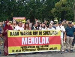 Warga Tolak Pembangunan Kantor Lurah Sukajadi