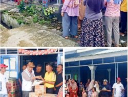 Kades Sekecamatan Pagar Merbau Bantu Warga Terdampak Banjir