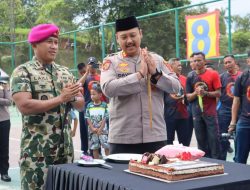 Polres Langkat Berikan Kejutan pada HUT Korps Marinir ke-80