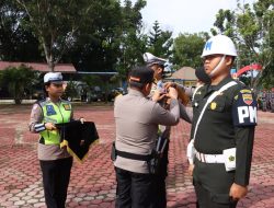 Polres Langkat Gelar Pasukan Operasi Zebra Toba-2025 