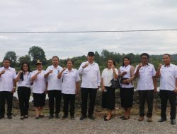 Bupati Tapanuli Utara Tinjau Progres Pengolahan Lahan Tidur