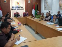  Taput Bahas Ranperda Perubahan Perangkat Daerah