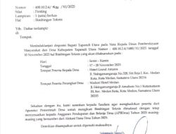 Padahal Baru Dilaksanakan, 241 Kades Taput dan Perangkatnya Bimtek Lagi  