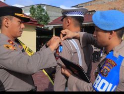 Polres Samosir Gelar Apel Pasukan Operasi Zebra Toba 2025