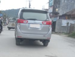 Tidak Terdata di Samsat, Mobdin Pemkab Taput Berplat Hitam