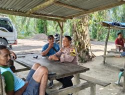 Bhabinkamtibmas Polsek Secanggang Gencarkan Sambang Desa