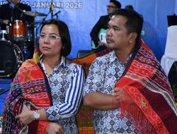 Susana Kekeluargaan Acara Pisah Sambut Kapolres Samosir