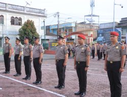 Personel Polres Samosir Naik Pangkat  