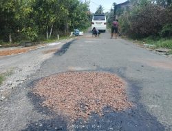 Excavator Masuk Jalan Pantis – Peanorno Rusak, Kualitas Dipertanyakan