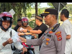 Hari Ke-4 Ramadhan, Polres Langkat Konsisten Berbagi Takjil
