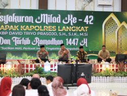Polres Langkat Gelar Doa dan Santunan