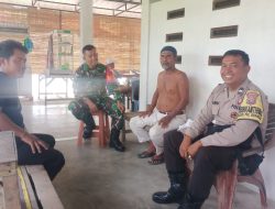 Sinergi TNI-Polri di Pangkalan Brandan, Warga Diajak Ciptakan Ramadhan Aman dan Damai
