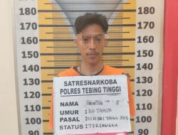 Sat Resnarkoba Polres Tebing Tinggi Amankan Pengedar Sabu 