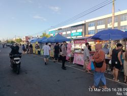 Polsek Bengkong Amankan Pasar Tumpah Ramadhan 