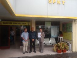 Erikson Sianipar Laporkan Oknum Ketua Koperasi ke Polres Taput