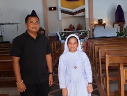 Polsek Nongsa Monitoring dan Pengamanan Ibadah Paskah