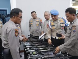 Propam Polri Periksa Senpi Personel olres Tanjungbalai