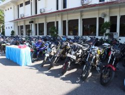 Polresta Barelang Amankan 102 Kendaraan