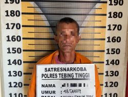 Sat Resnarkoba Polres Tebing Tinggi Tangkap Pemilik Sabu 