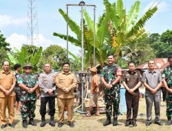 Dandim 0210/TU Launching 30 Sumur Bor Bantuan KASAD di Samosir