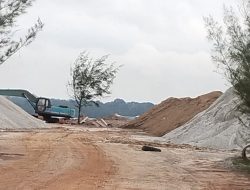 Ditanya Penimbunan Pasir PT SAP Dijawab akan Ditanya Restoran   
