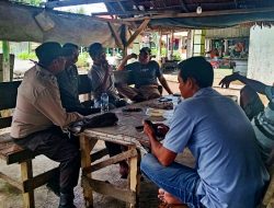 Bhabinkamtibmas Polsek Padang Tualang Sambangi Warga