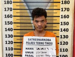 Pemilik Sabu Tak Berkutik Digrebeg Sat Resnarkoba Polres Tebing Tinggi 