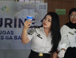 Lapas Batam Gelar Tes Urine Petugas dan Warga Binaan 