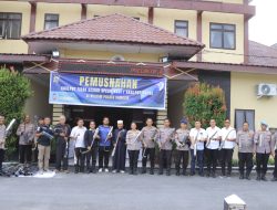 Musnahkan 117 Knalpot Brong, Polres Samosir Berikan Rasa Nyaman 