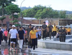  Polres Samosir dan Forkopimda Perkuat Kebersamaan Lewat Olahraga 
