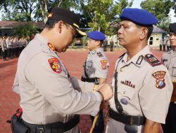 Kapolres Langkat Pimpin Sertijab Kasat dan Kasi Humas