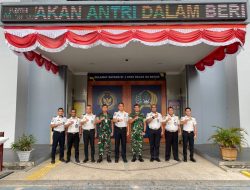 Danlanud Hang Nadim Batam Beserta Jajaran Kunjungi Lapas Kelas IIA Batam