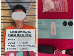 Barang Bukti 9,56 Gram, Sat Narkoba Ciduk Warga Tambangan