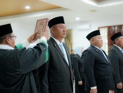 Wakil Bupati DS Lantik Pejabat JPT,Suparno Kadis SDABM dan BK