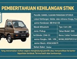 PEMBERITAHUAN KEHILANGAN STNK -2