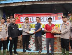 Kapolres Langkat Salurkan Bantuan untuk Korban Banjir di Padang Tualang  