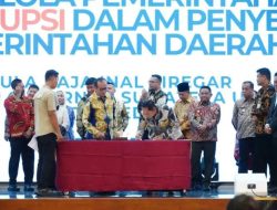 Pemkab Taput Tandatangani Komitmen Tata Kelola Pemerintahan