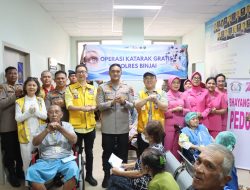 Polres Binjai Fasilitasi 53 Warga Operasi Katarak